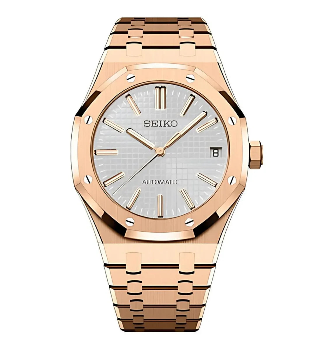 ROYAL SEIKOAK ROSE GOLD WHITE