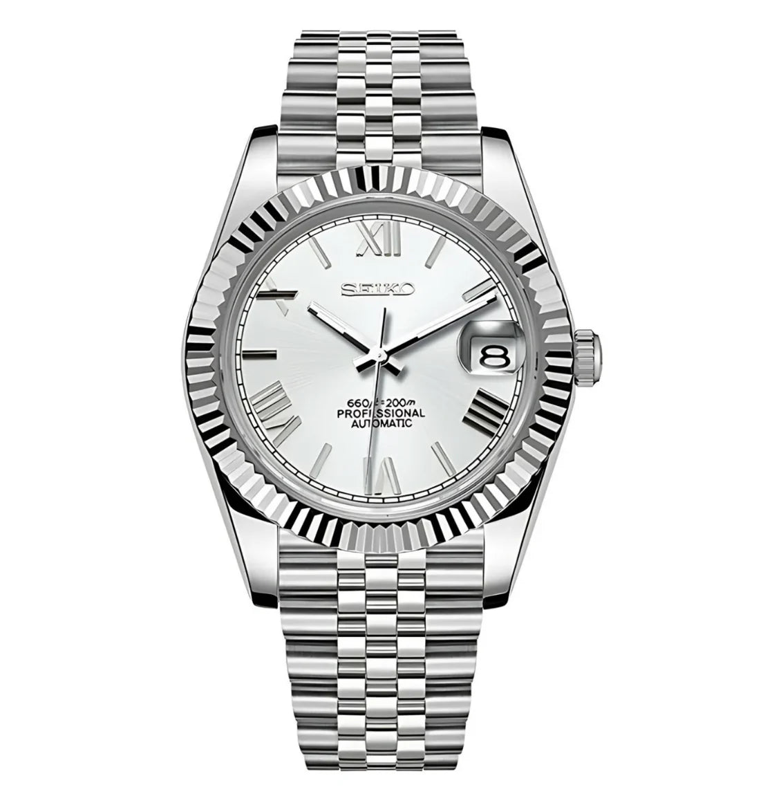 SEIKOJUST ROMAN SILVER