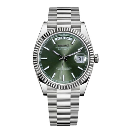 SEIKO JUST DAY-DATE MINT GREEN