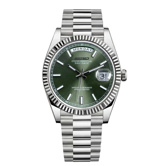 SEIKO JUST DAY-DATE MINT GREEN