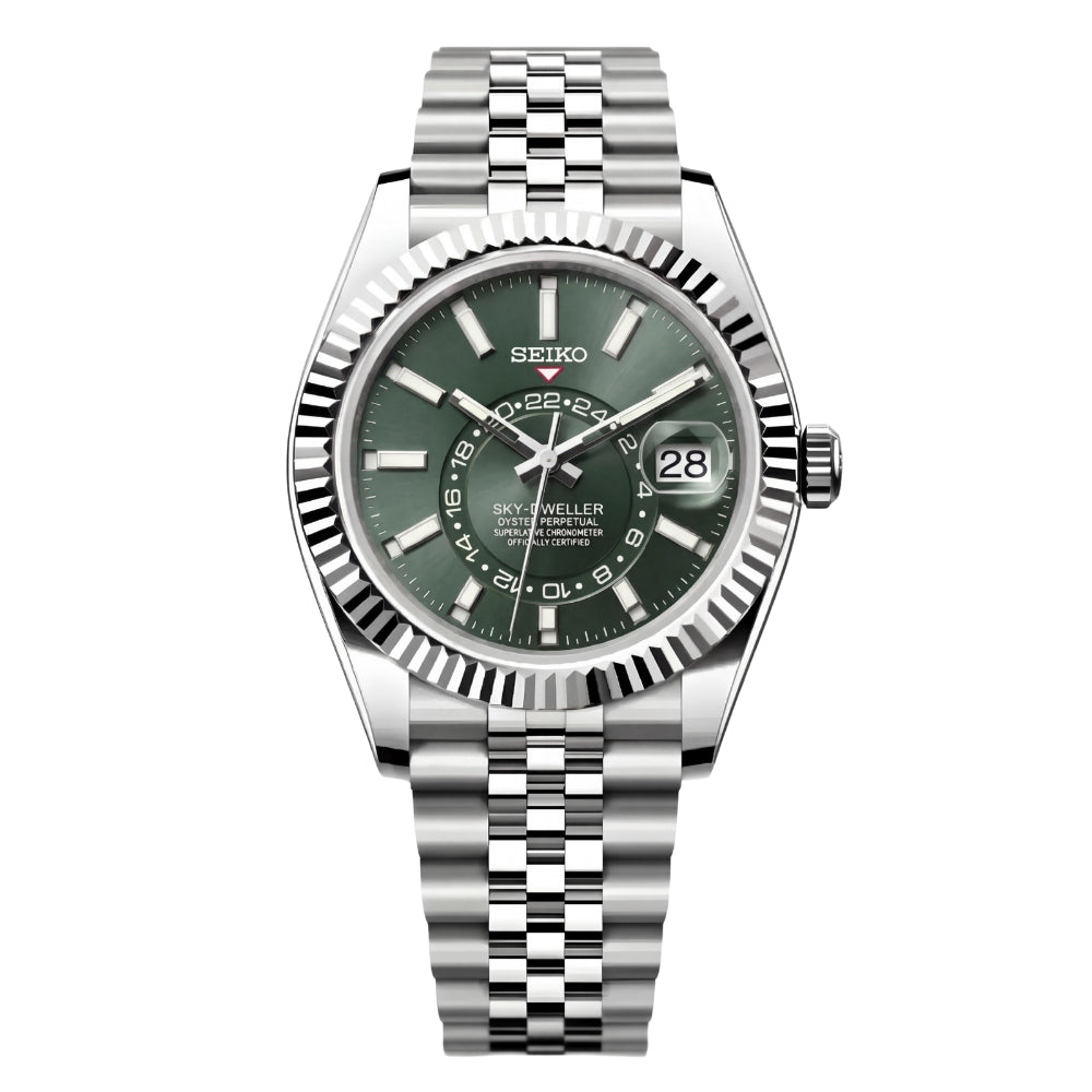 SEIKOJUST SKY-DWELLER GREEN