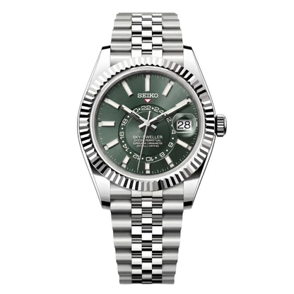 SEIKOJUST SKY-DWELLER GREEN