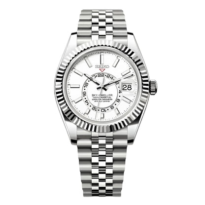 SEIKOJUST SKY-DWELLER WHITE