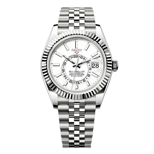 SEIKOJUST SKY-DWELLER WHITE