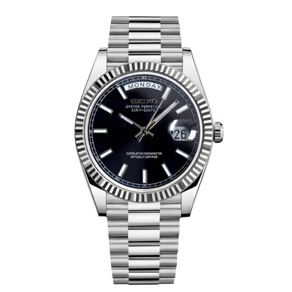 SEIKOJUST DAY-DATE CLASSIC BLACK