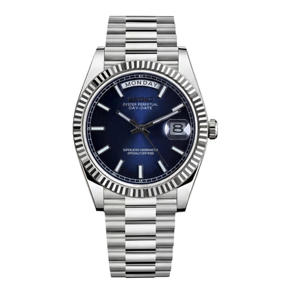 SEIKOJUST DAY-DATE ROYAL BLUE
