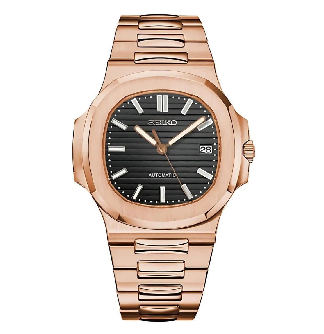 NAUTIKO ROSE GOLD BLACK