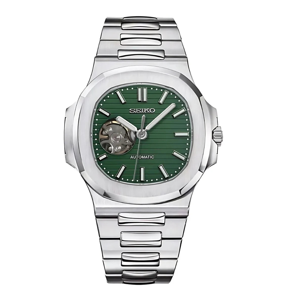 NAUTIKO OLIVE GREEN OPEN MOVEMENT