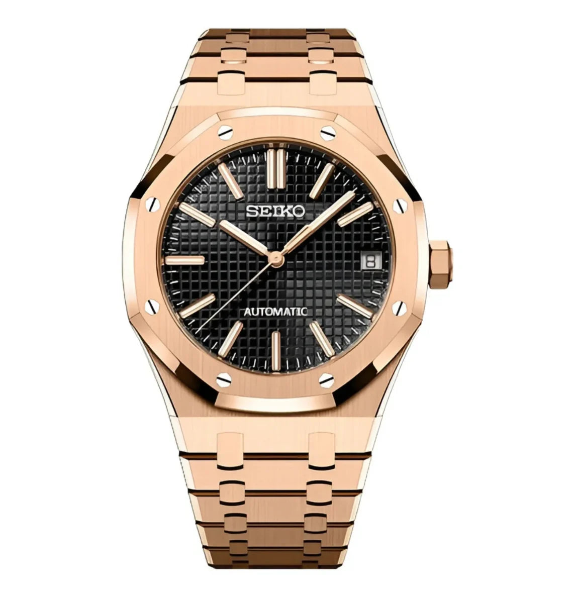 ROYAL SEIKOAK ROSE GOLD BLACK