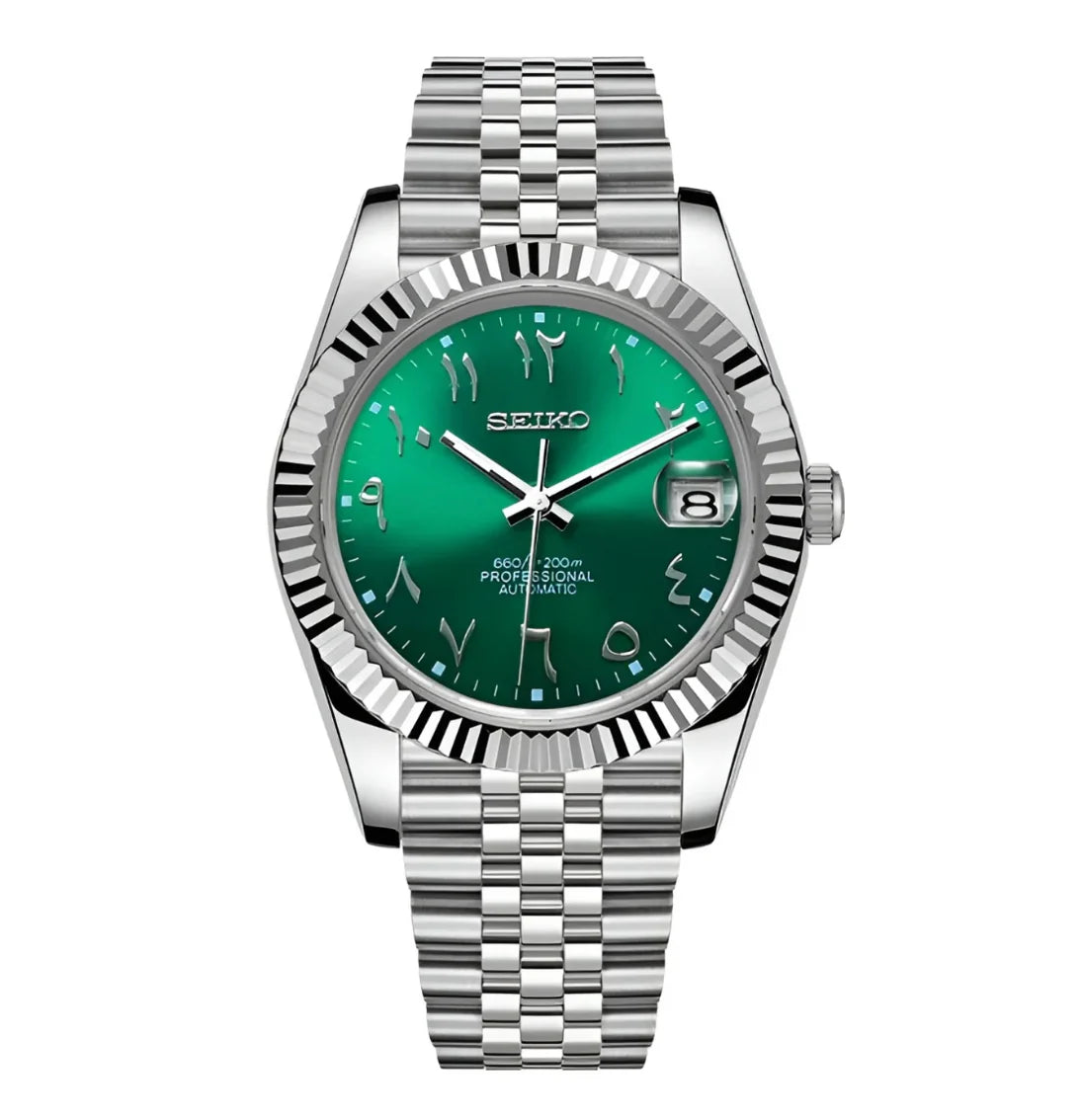 SEIKOJUST ROYAL GREEN ARABIC