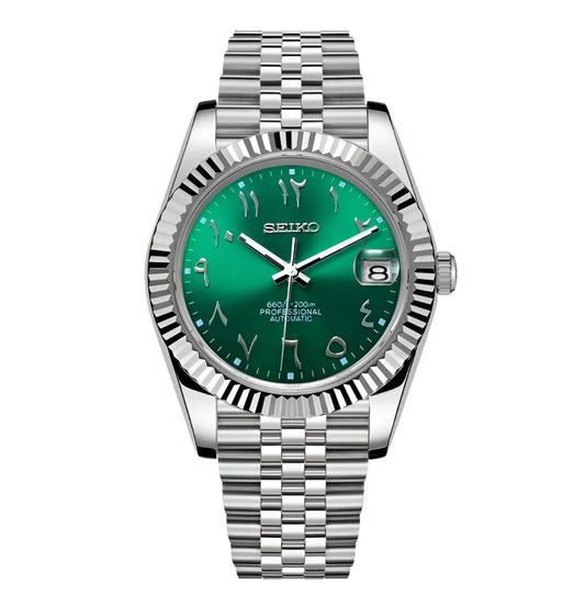 SEIKOJUST ROYAL GREEN ARABIC