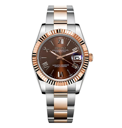 SEIKOJUST CHOCOLATE ROMAN (TWO-TONE)