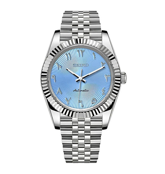 SEIKOJUST BABY BLUE ARABIC TEXTURED