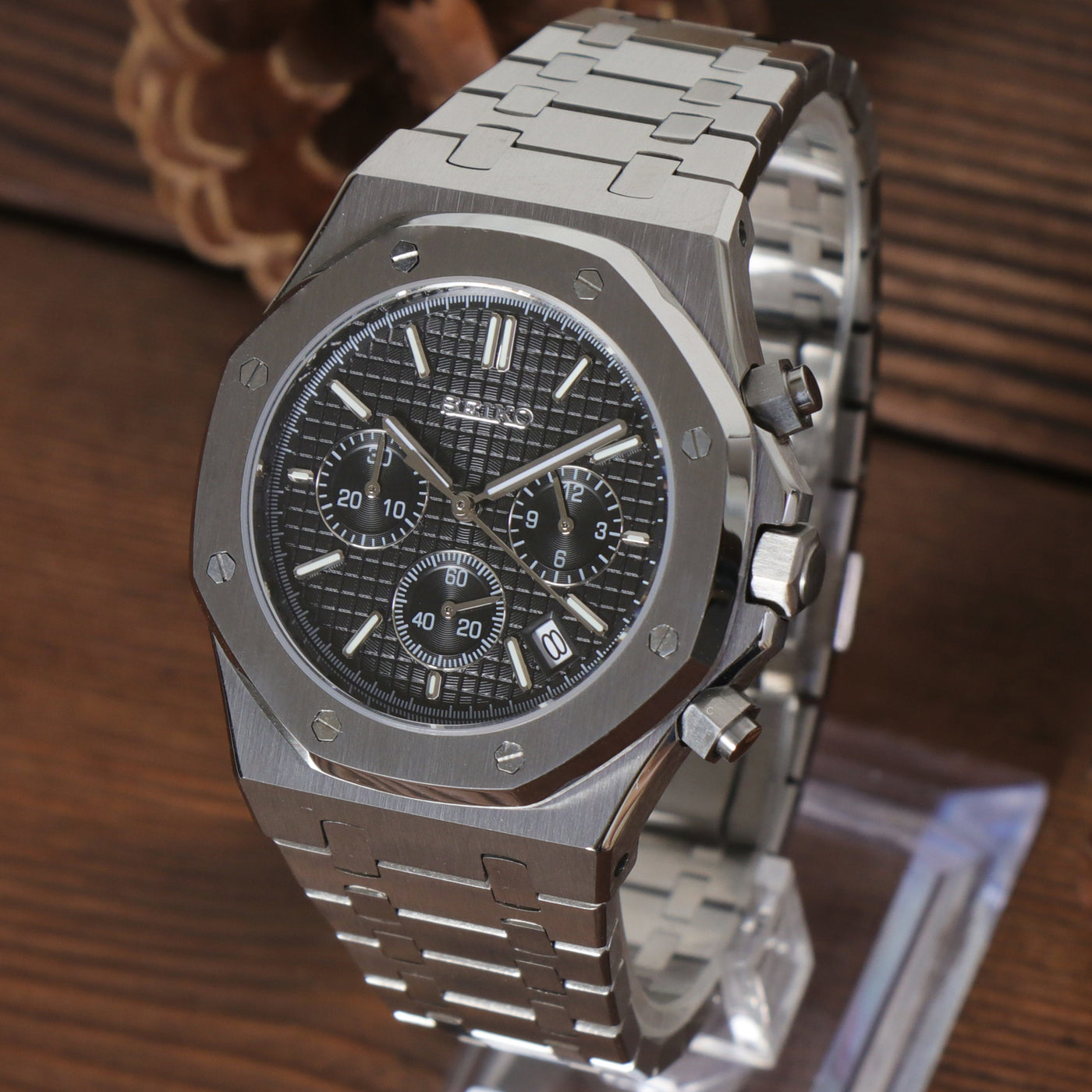 ROYAL SEIKOAK CHRONO BLACK