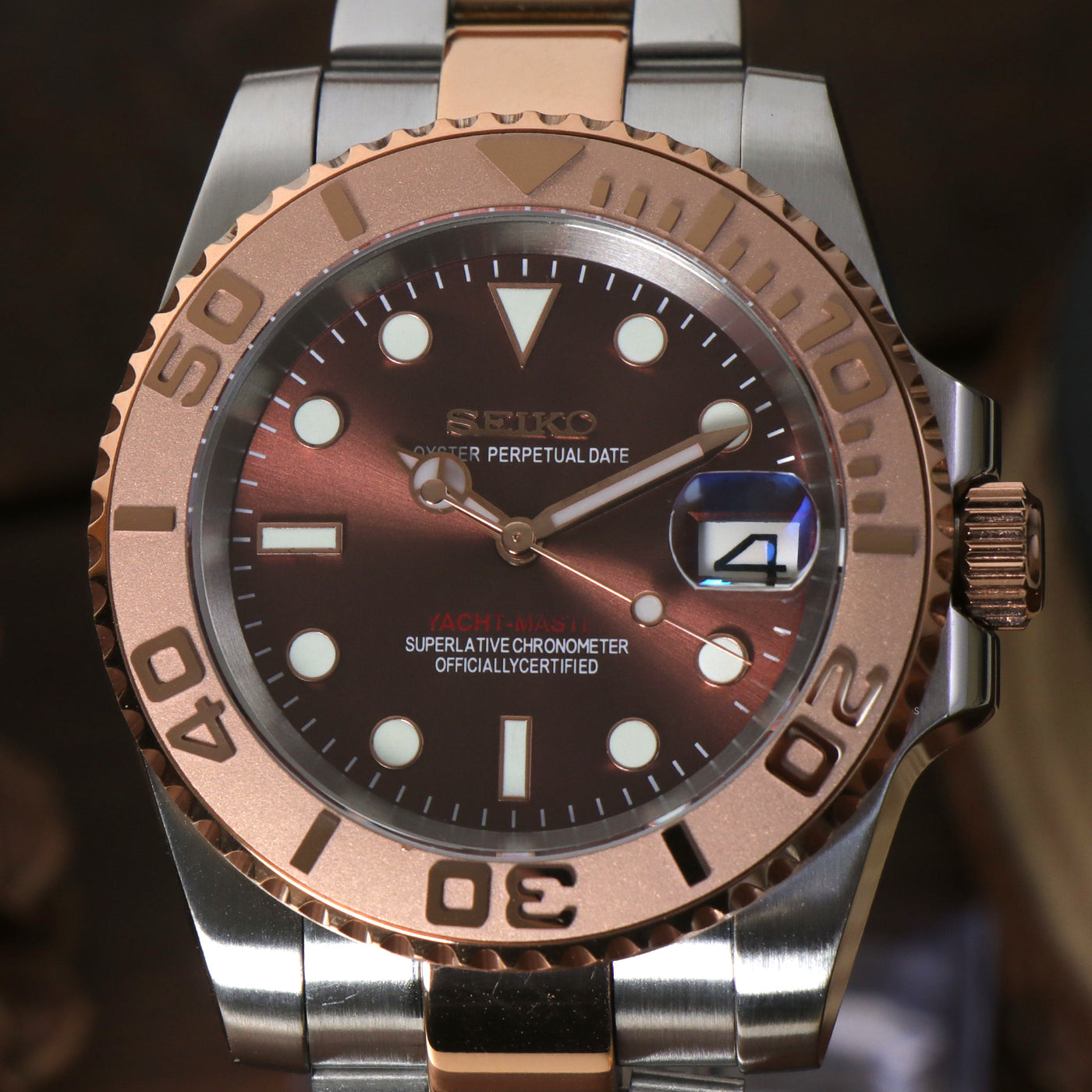 SEIKOMARINER ROSE GOLD