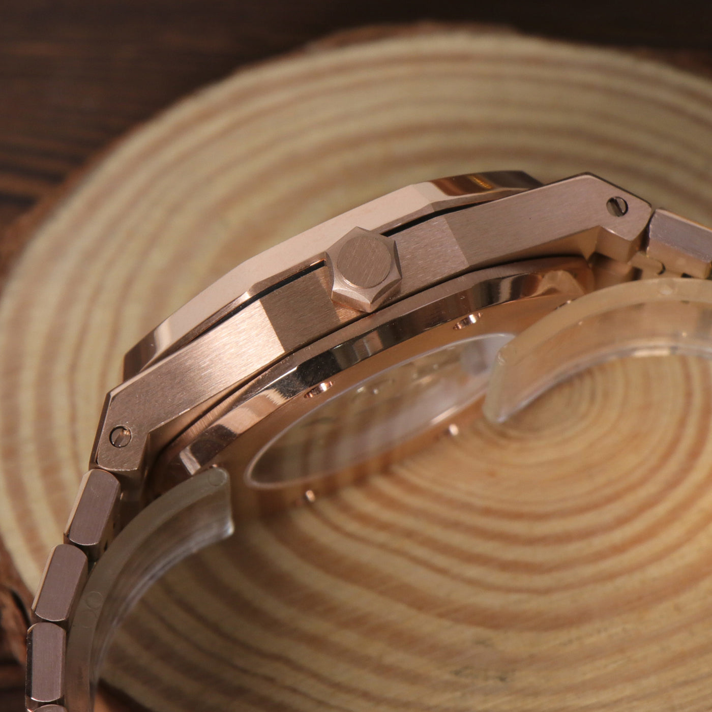 ROYAL SEIKOAK ROSE GOLD BLACK
