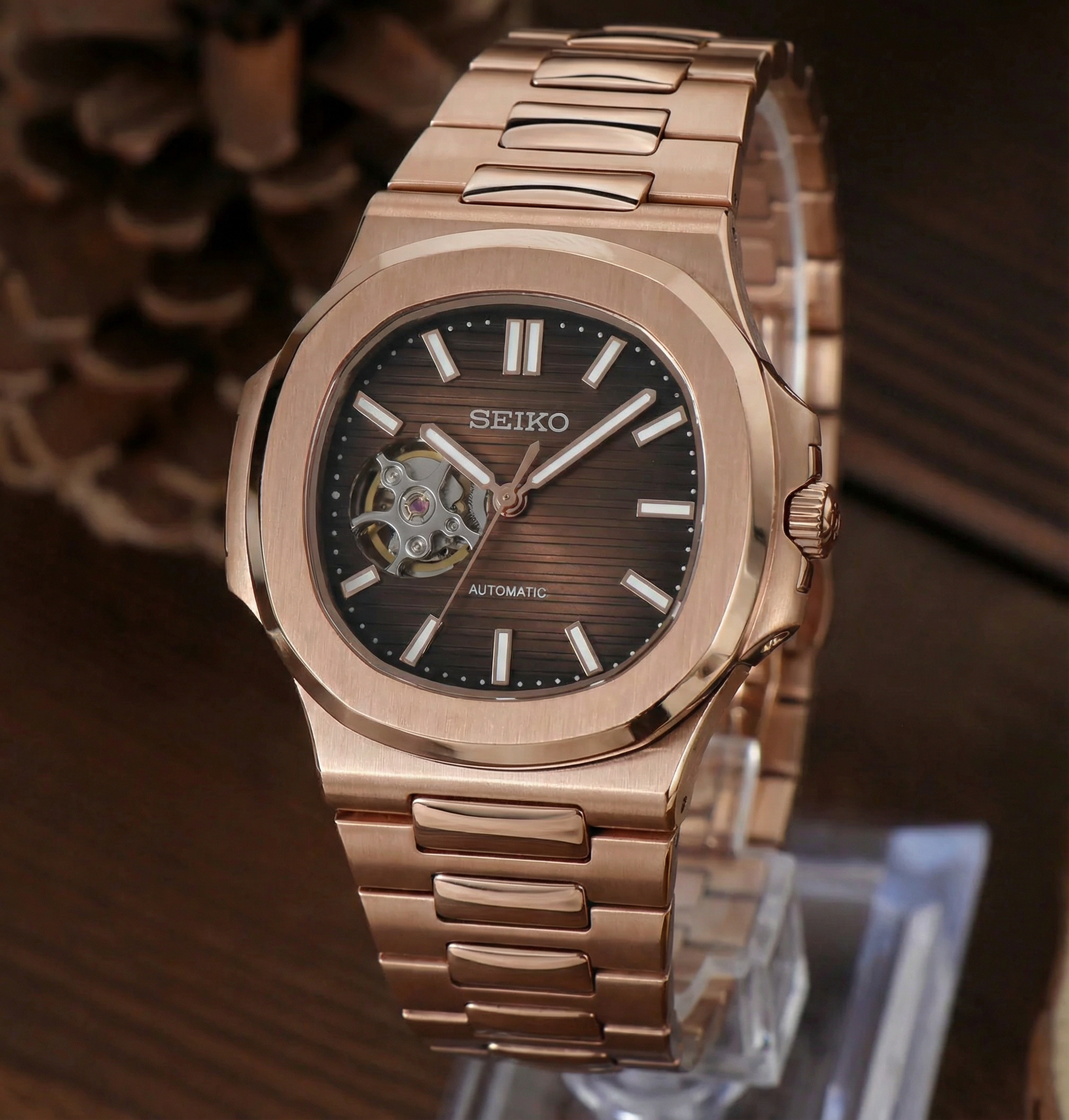 Qpa × Rose Gatto ☆ アクコ セット NAUTIKO ROSE GOLD CHOCOLATE OPEN HEART – ModyTime