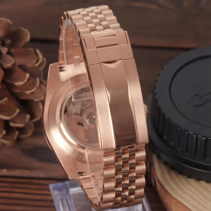 SEIKOJUST SKY-DWELLER WHITE (ROSE GOLD)