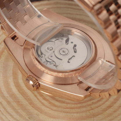 SEIKOJUST SKY-DWELLER WHITE (ROSE GOLD)
