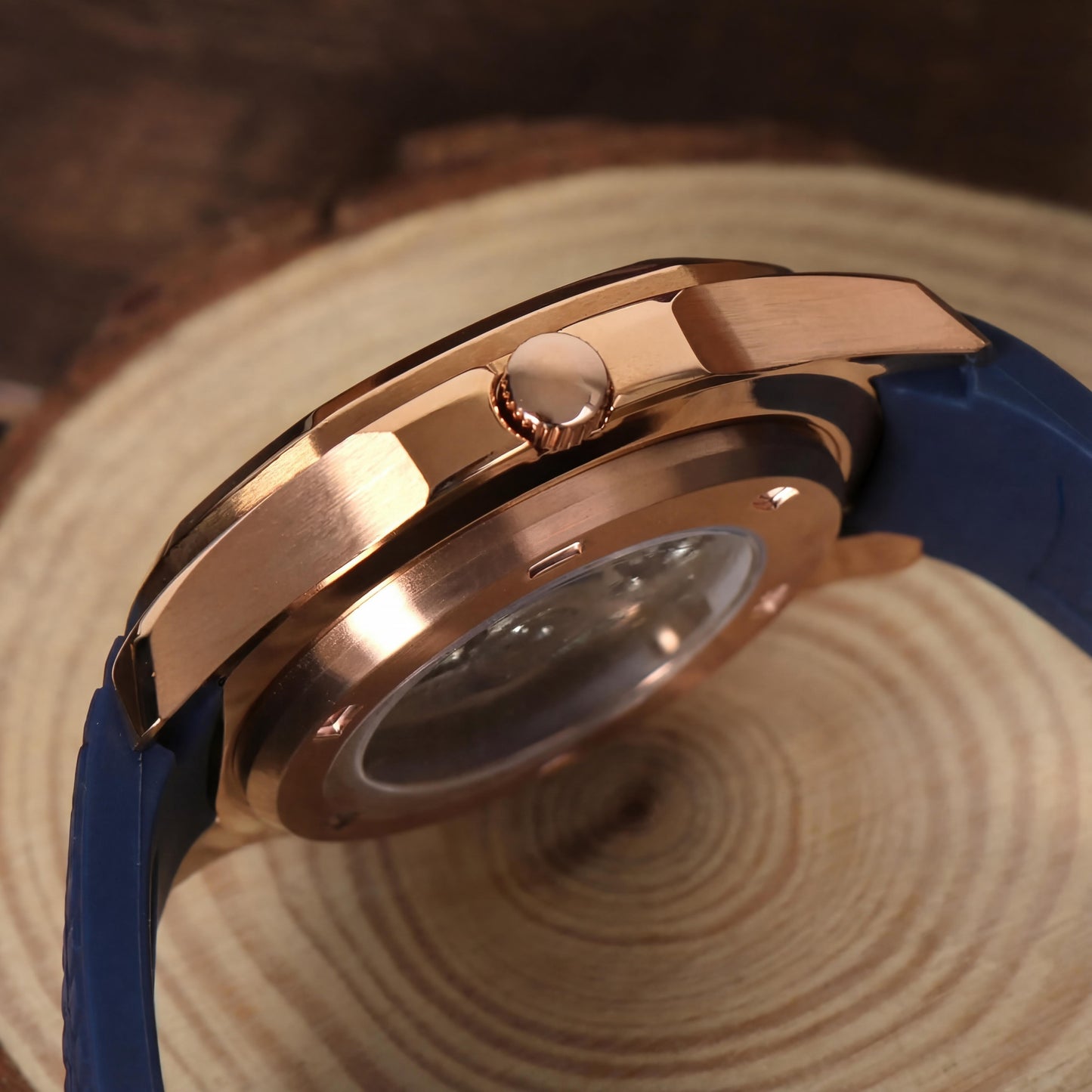 SEIKONAUT BLUE (ROSE GOLD)
