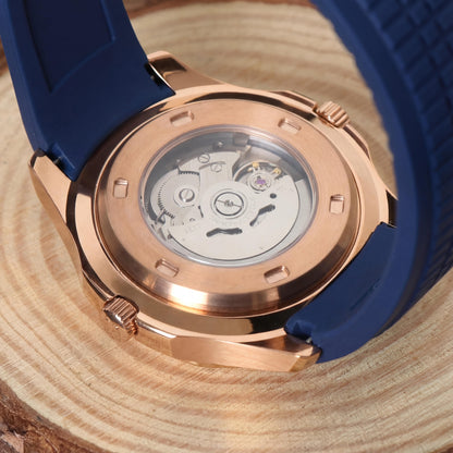 SEIKONAUT BLUE (ROSE GOLD)